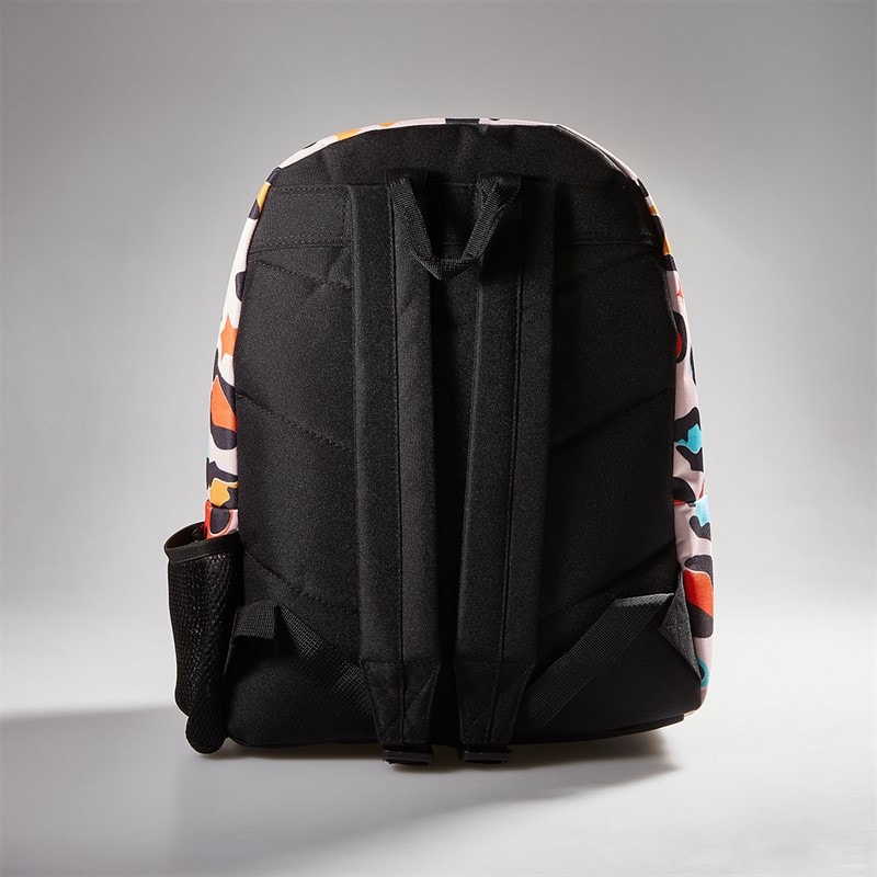 Hype Girls Iconic Star Leopard Backpack Peach - Image 3
