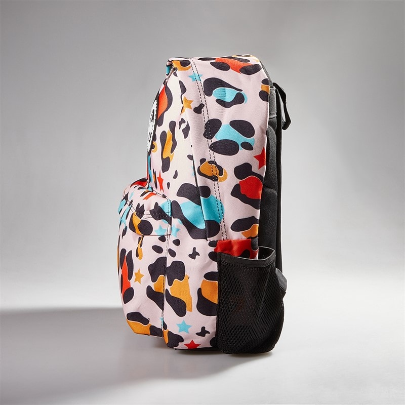Hype Girls Iconic Star Leopard Backpack Peach - Image 4