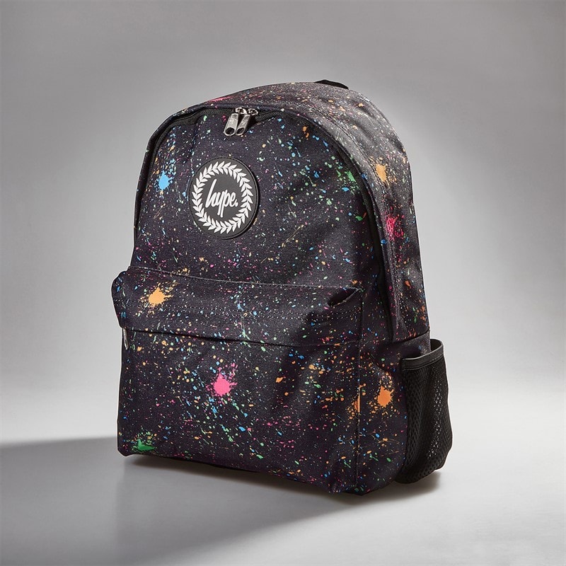 Hype Kids Colour Splat Backpack Lunch Bag Steel Bottle And Pencil Case Bundle Multi - Image 2