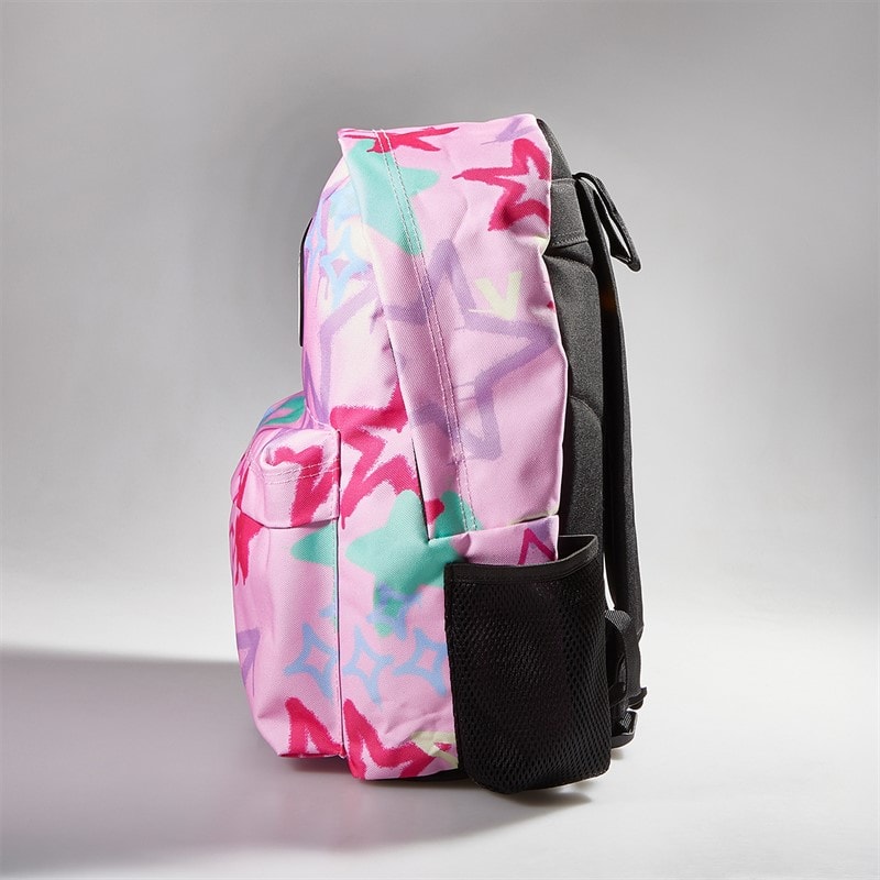 Hype Girls Iconic Graffiti Stars Backpack Pink - Image 4