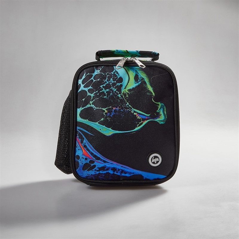 Hype Kids Marble Ink Mini Crest Lunch Bag Multi - Image 2