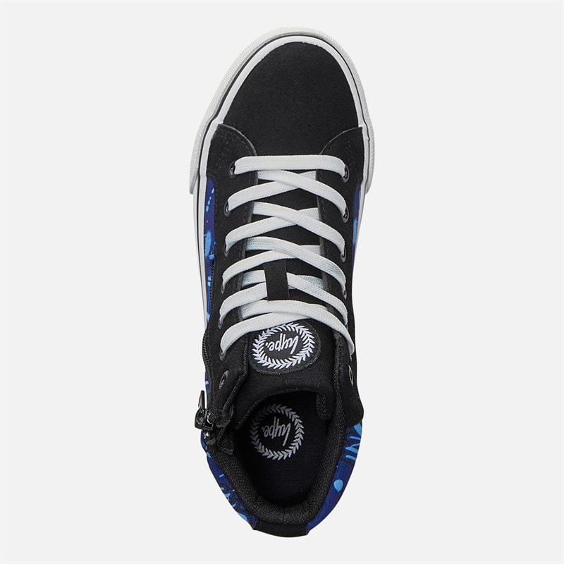 Hype Junior Boys Hylan High Top Trainers Multi - Image 4
