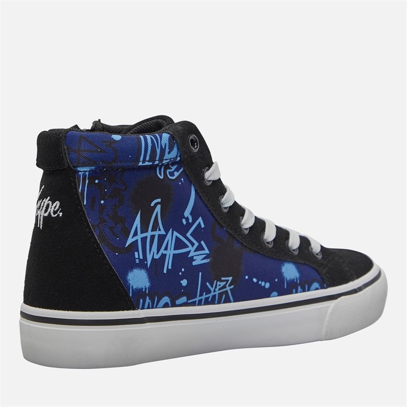 Hype Junior Boys Hylan High Top Trainers Multi - Image 5