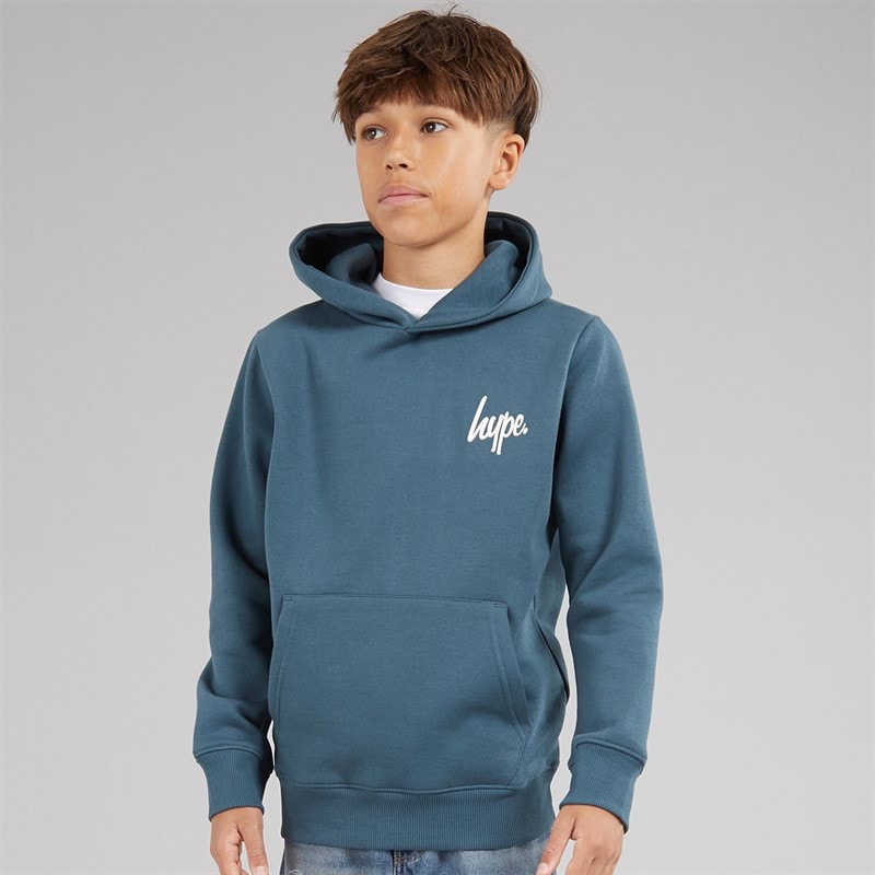 Hype Boys Extract Sweat Hoodie Teal - Image 2