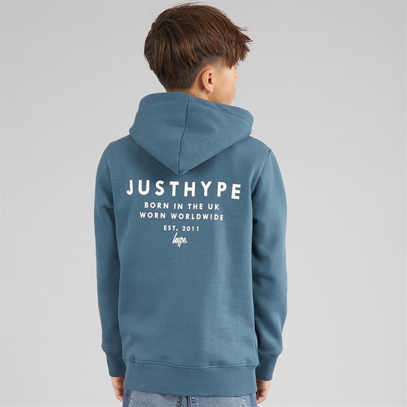 Hype Boys Extract Sweat Hoodie Teal - Image 3
