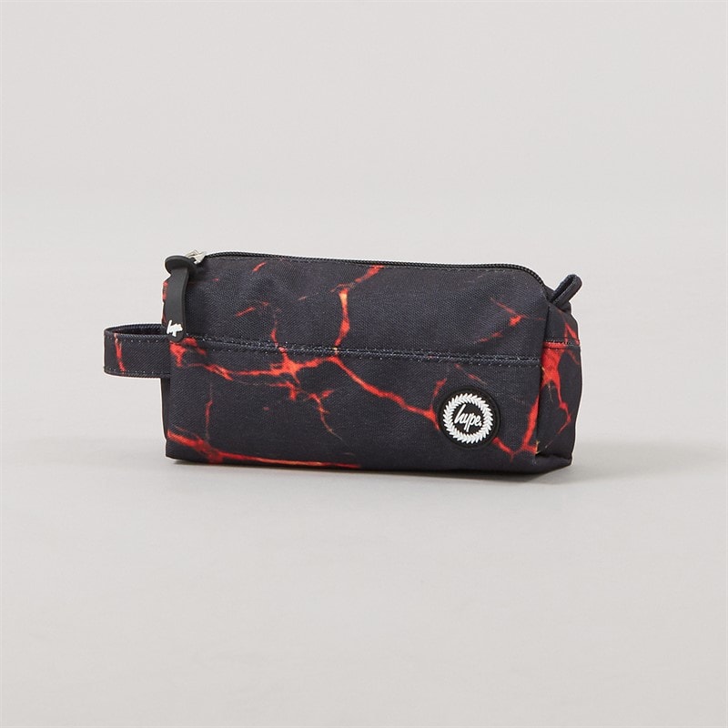 Hype Boys Lava Print Backpack Lunch Bag Steel Bottle And Pencil Case Bundle Black - Image 5