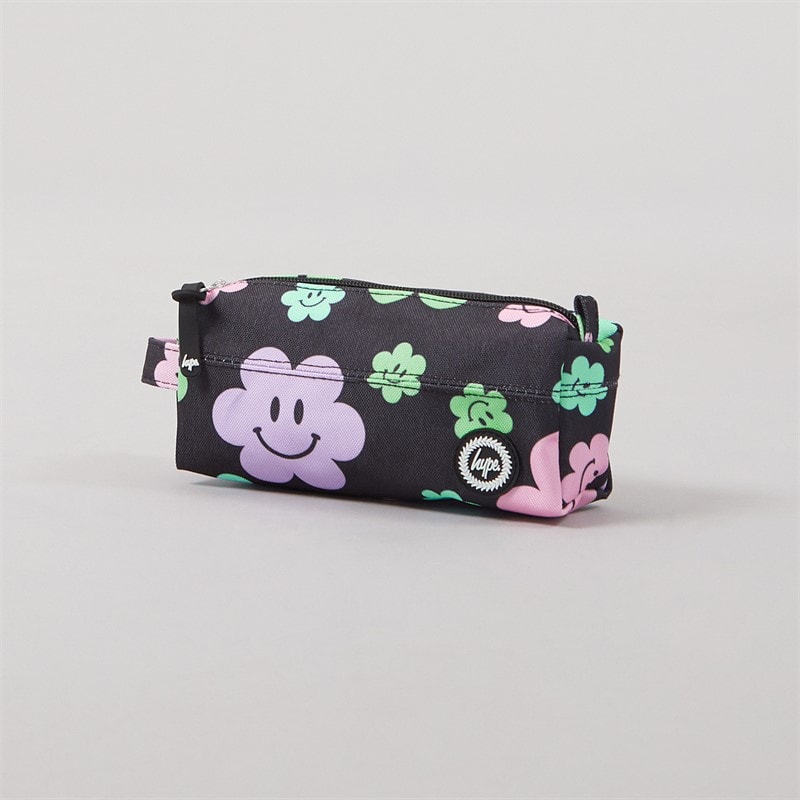 Hype Girls Happy Flower Backpack Lunch Bag Steel Bottle And Pencil Case Bundle A Black - Image 5