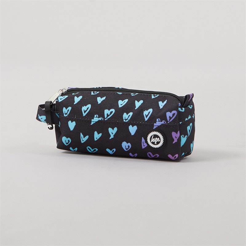 Hype Girls Scribble Hearts Backpack Lunch Bag Steel Bottle And Pencil Case Bundle Black - Image 5
