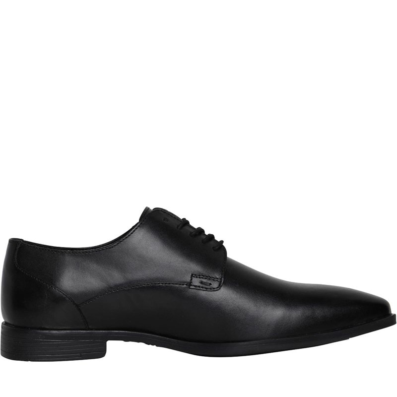 Hush Puppies Mens Ezra Plain Toe Shoes Black - Image 5