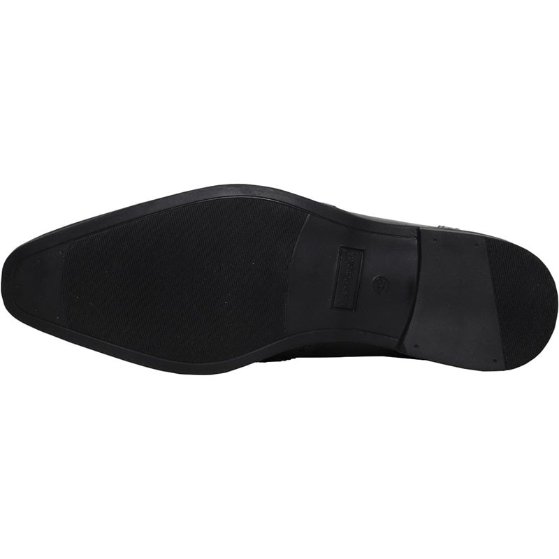 Hush Puppies Mens Elliot Brogue Shoes Black - Image 2