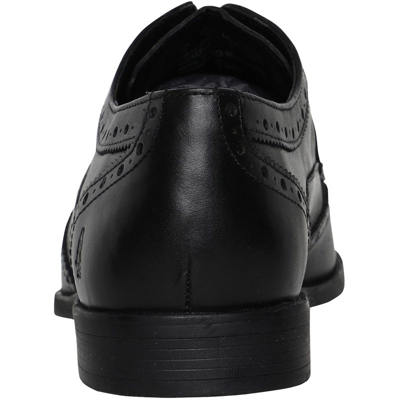 Hush Puppies Mens Elliot Brogue Shoes Black - Image 3