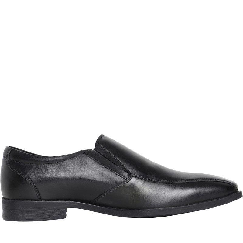 Hush Puppies Mens Ellis Slip On Tram Shoes Black - Image 5
