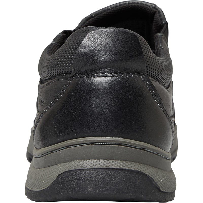 Hush Puppies Mens Jasper Slip On Shoes Black - Image 3