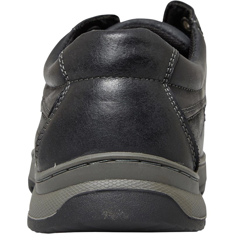 Hush Puppies Mens Tucker Shoes Black - Image 3