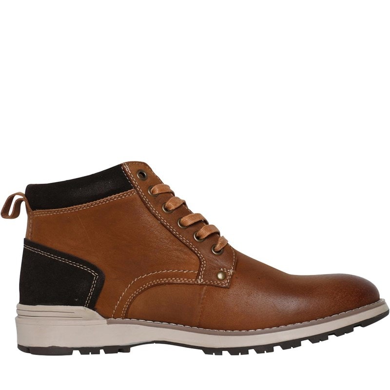 Hush Puppies Mens Dean Boots Tan - Image 5
