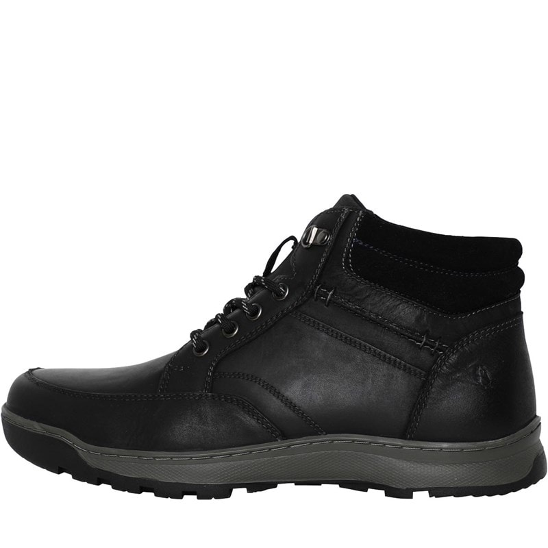 Hush Puppies Mens Grover Boots Black - Image 1