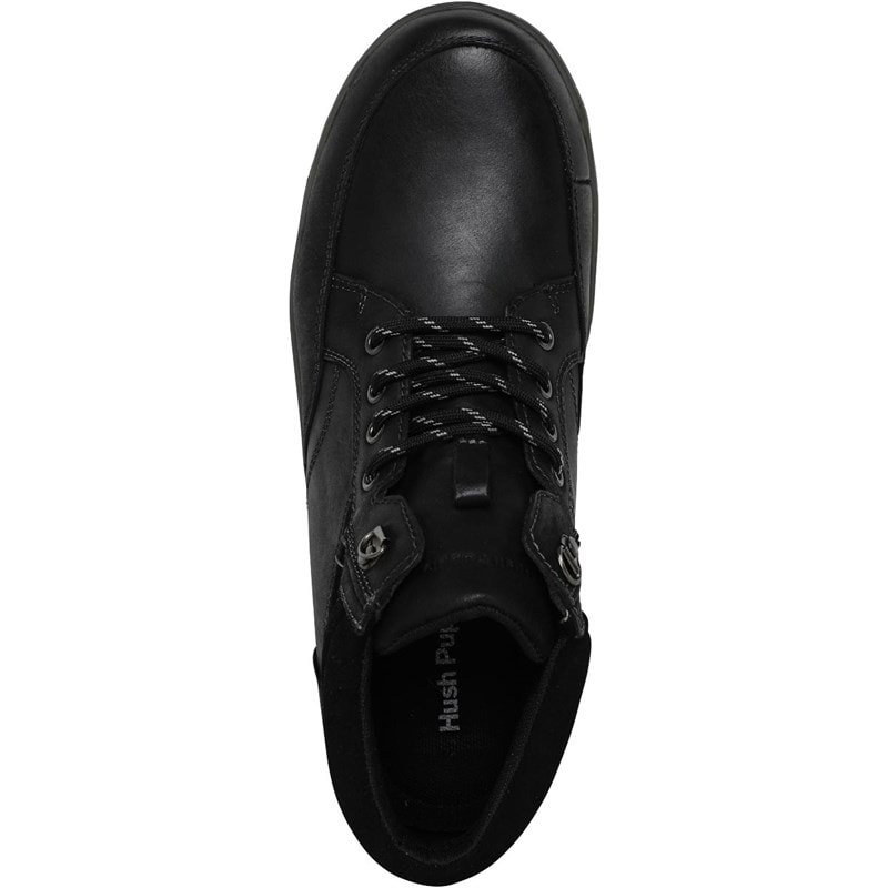 Hush Puppies Mens Grover Boots Black - Image 4