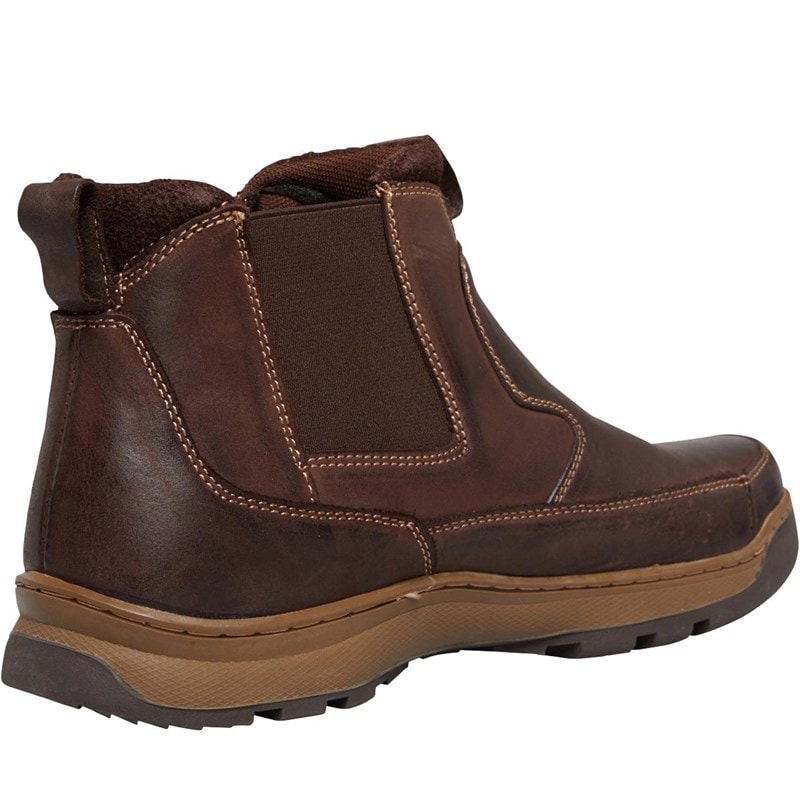 Hush Puppies Mens Gavin Chelsea Boots Brown - Image 5
