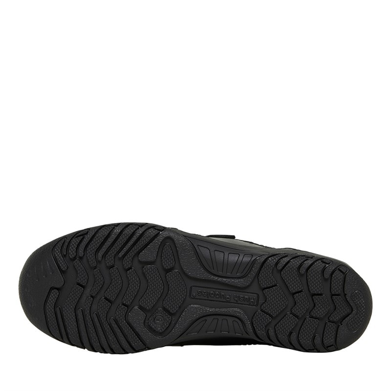 Hush Puppies Junior Boys Jezza 2 Leather School Shoes Black - Image 2