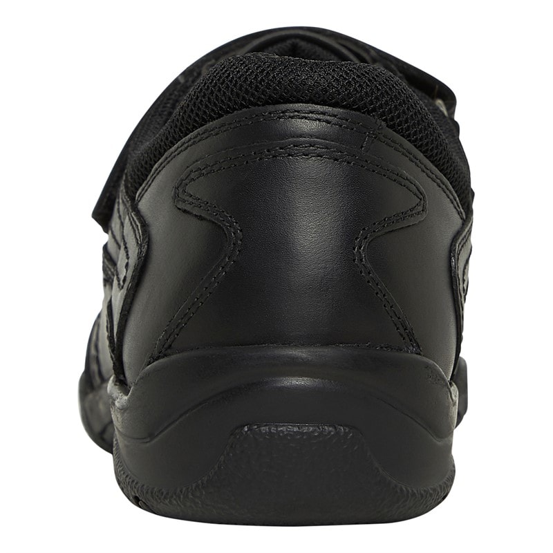 Hush Puppies Junior Boys Jezza 2 Leather School Shoes Black - Image 3
