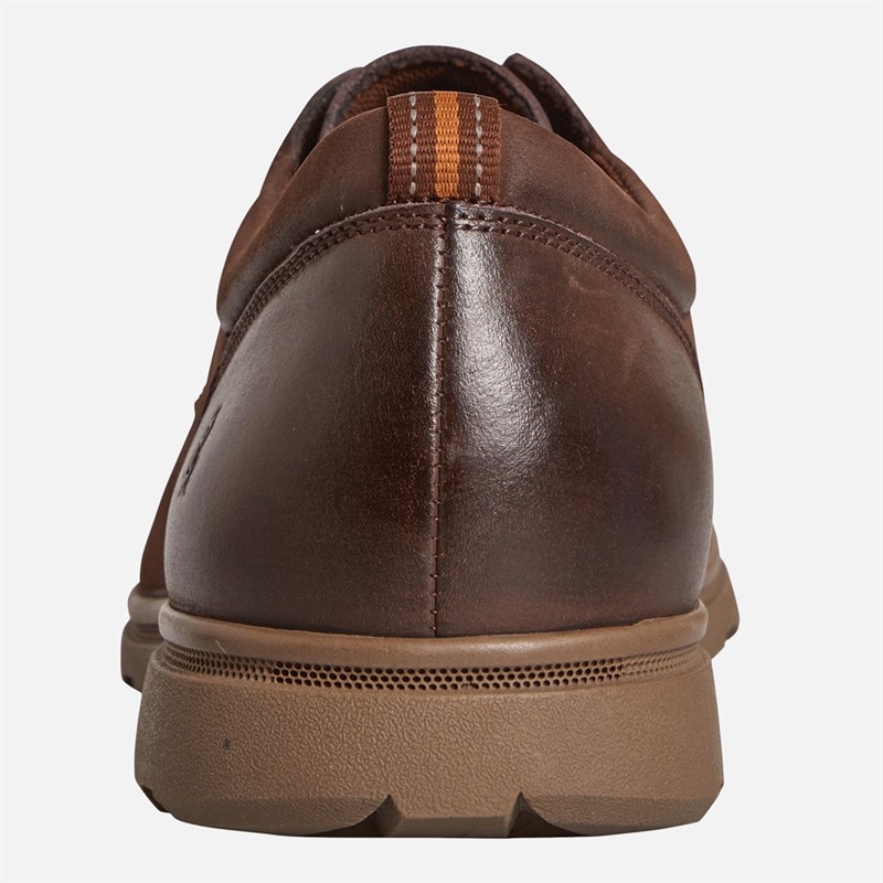 Hush Puppies Mens Trevor Lace Shoes Brown - Image 3