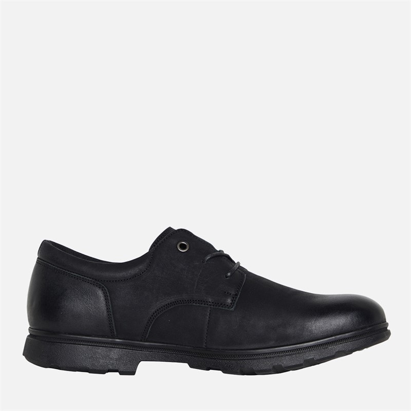 Hush Puppies Mens Trevor Lace Shoes Black - Image 5