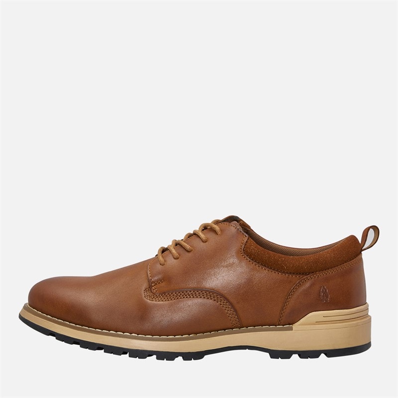 Hush Puppies Mens Dylan Lace Shoes Tan
