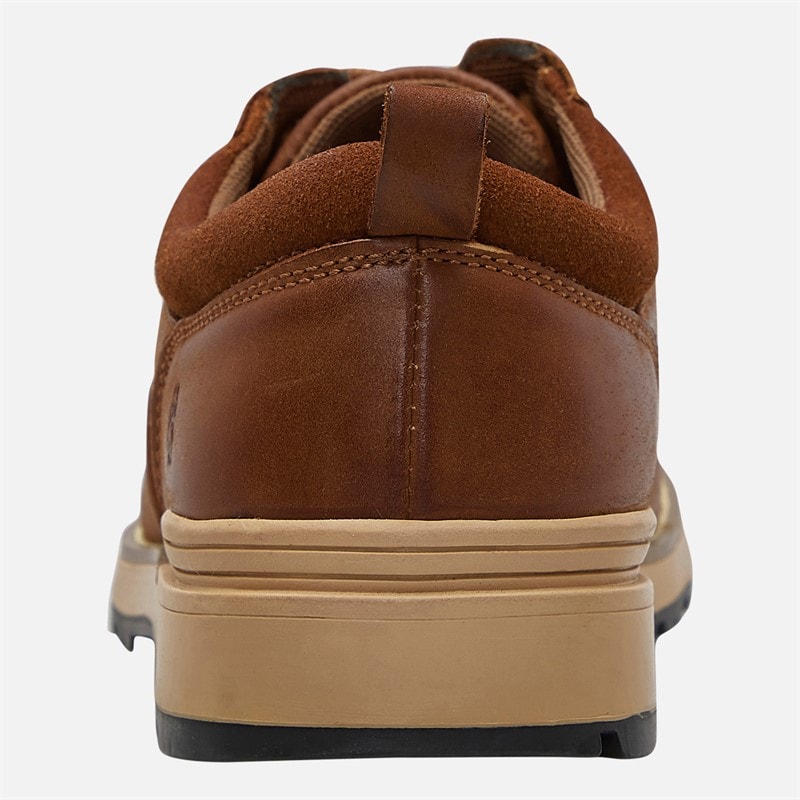 Hush Puppies Mens Dylan Derby Shoes Tan - Image 3