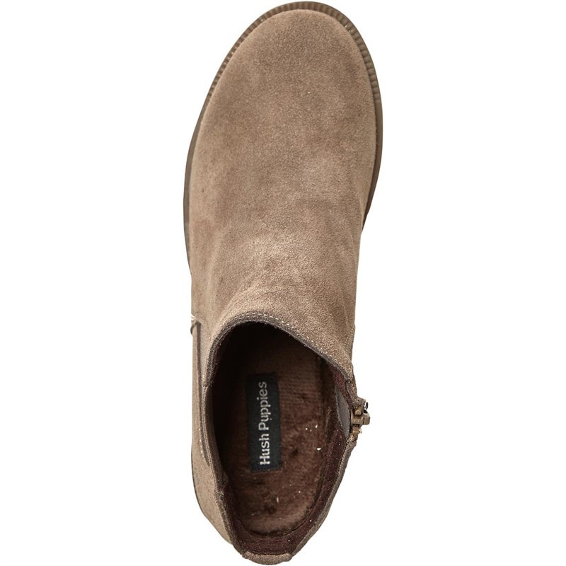 Hush Puppies Womens Madisyn Boots Taupe - Image 4