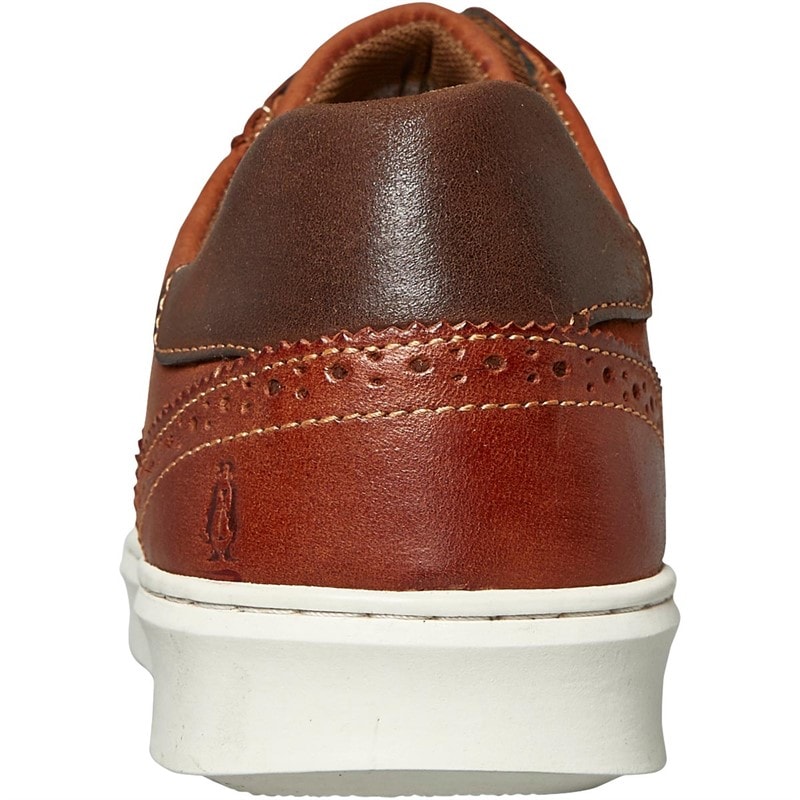 Hush Puppies Mens Matias Brogue Shoes Tan - Image 3