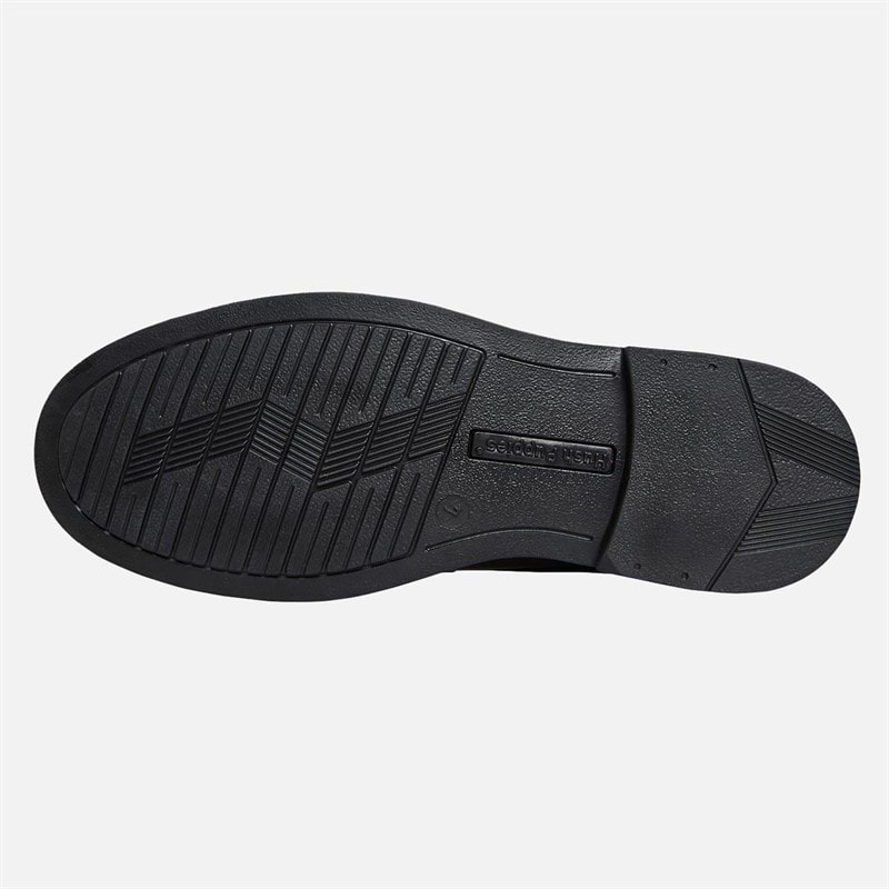 Hush Puppies Junior Boys Matteo Lace Up School Shoes Black - Image 2