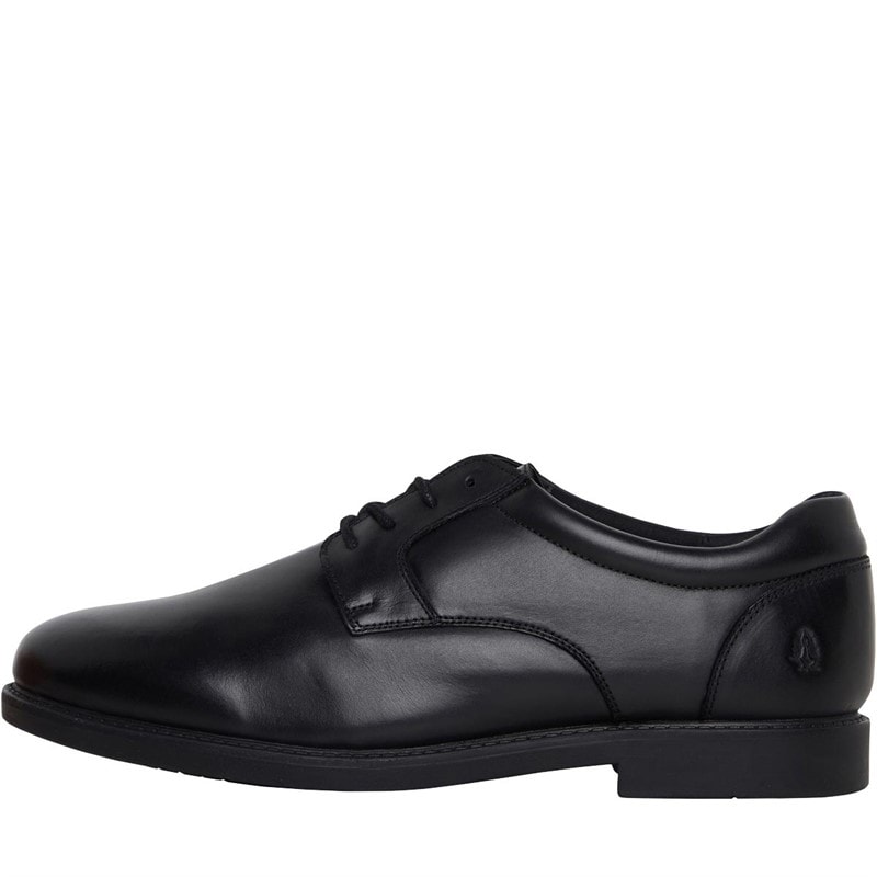 Hush Puppies Mens Matteo Plain Toe Shoes Black - Image 2