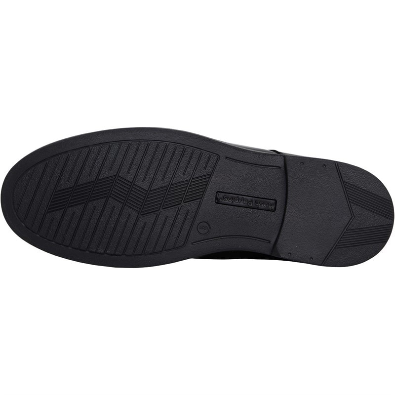 Hush Puppies Mens Matteo Plain Toe Shoes Black - Image 3