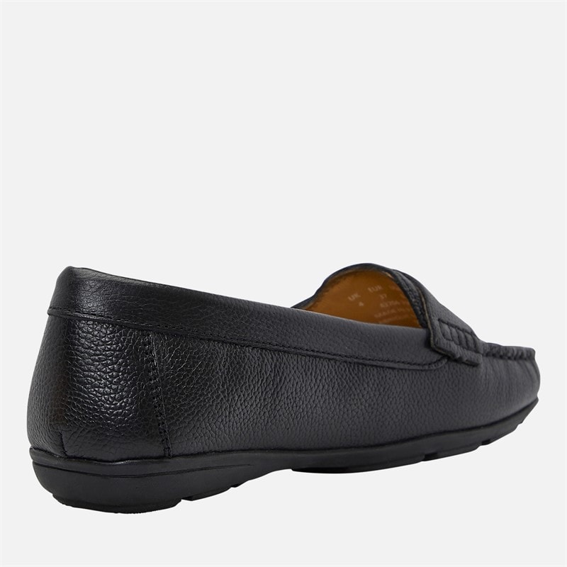 Hush Puppies Womens Margot Loafers Black Leather/Black Sole - Image 5
