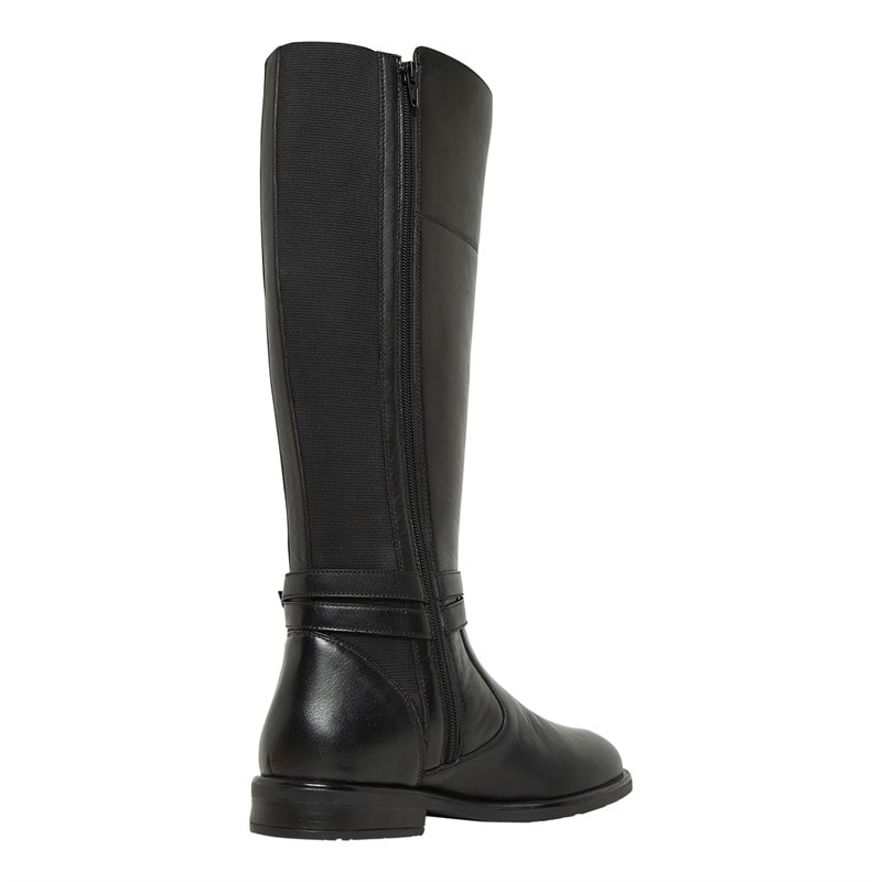 Hush Puppies Womens Victoria Knee Length Boots Black - Image 4