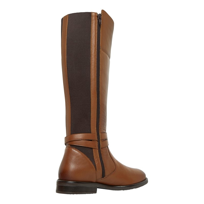Hush Puppies Womens Victoria Knee Length Boots Tan - Image 4