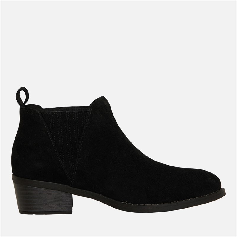 Hush Puppies Womens Isobel Chelsea Boots Black Suede - Image 5