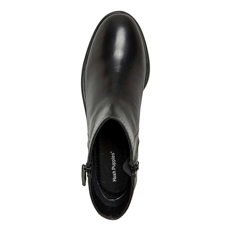 Hush Puppies Womens Valerie Side Zip Boots Black - Image 4