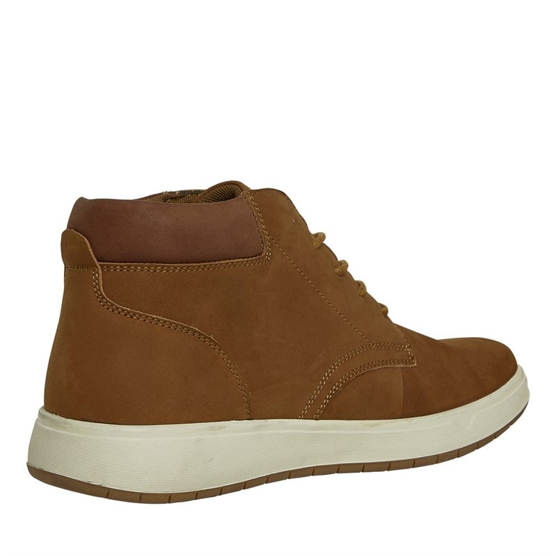 Hush Puppies Mens Bronko Chukka Boots Tan Nubuck/Brown - Image 5