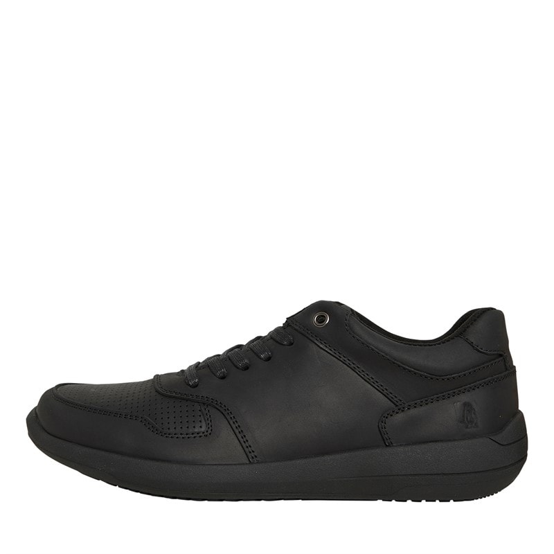 Hush Puppies Mens Mustang Lace Shoes Black - Image 1