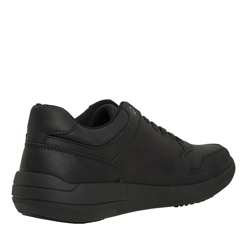 Hush Puppies Mens Mustang Lace Shoes Black - Image 5