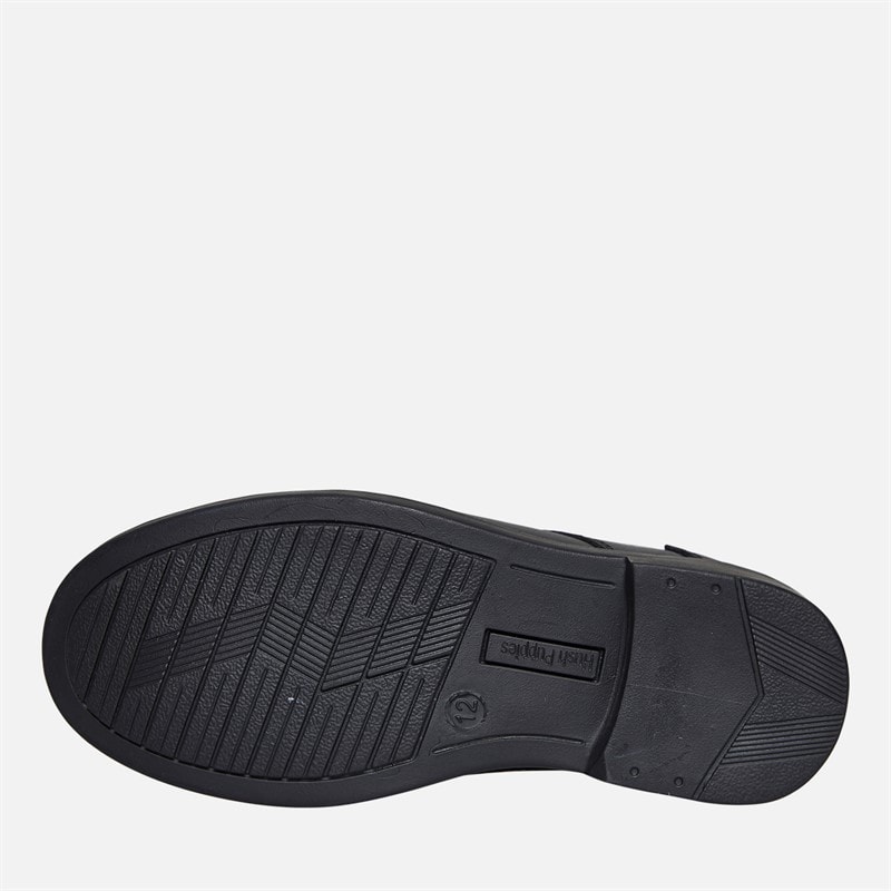 Hush Puppies Boys Matteo Twin Strap Shoes Black - Image 2