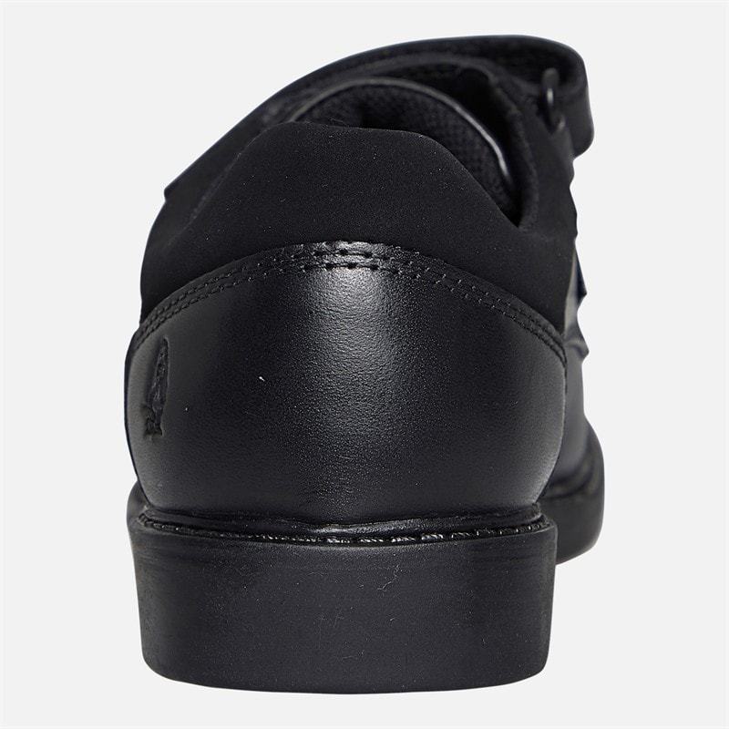 Hush Puppies Boys Matteo Twin Strap Shoes Black - Image 3