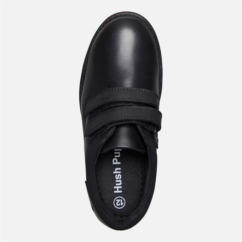 Hush Puppies Boys Matteo Twin Strap Shoes Black - Image 4