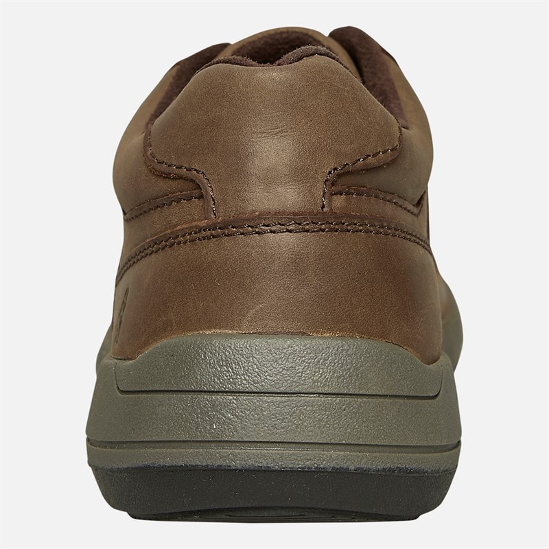 Hush Puppies Mens Mustang Lace Shoes Brown/Charcoal - Image 3