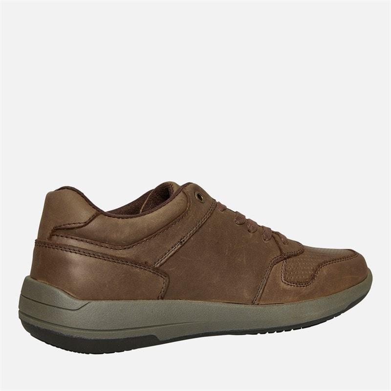 Hush Puppies Mens Mustang Lace Shoes Brown/Charcoal - Image 5