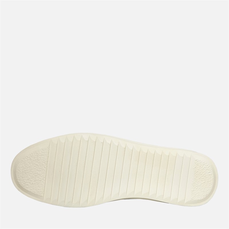 Hush Puppies Mens Madden Trainers Navy Nubuck/Tan Back Counter/Off-White Sole - Image 2