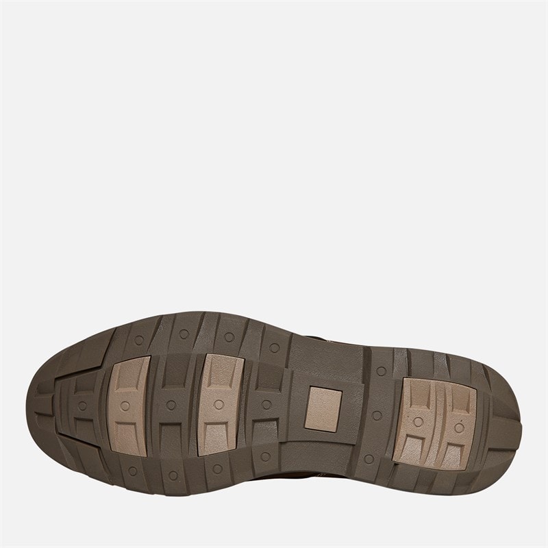 Hush Puppies Mens Tyson Chukka Boots Brown Leather - Image 2