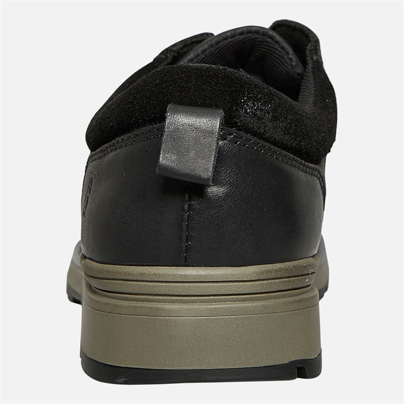 Hush Puppies Mens Dylan Derby Shoes Black/Grey - Image 3