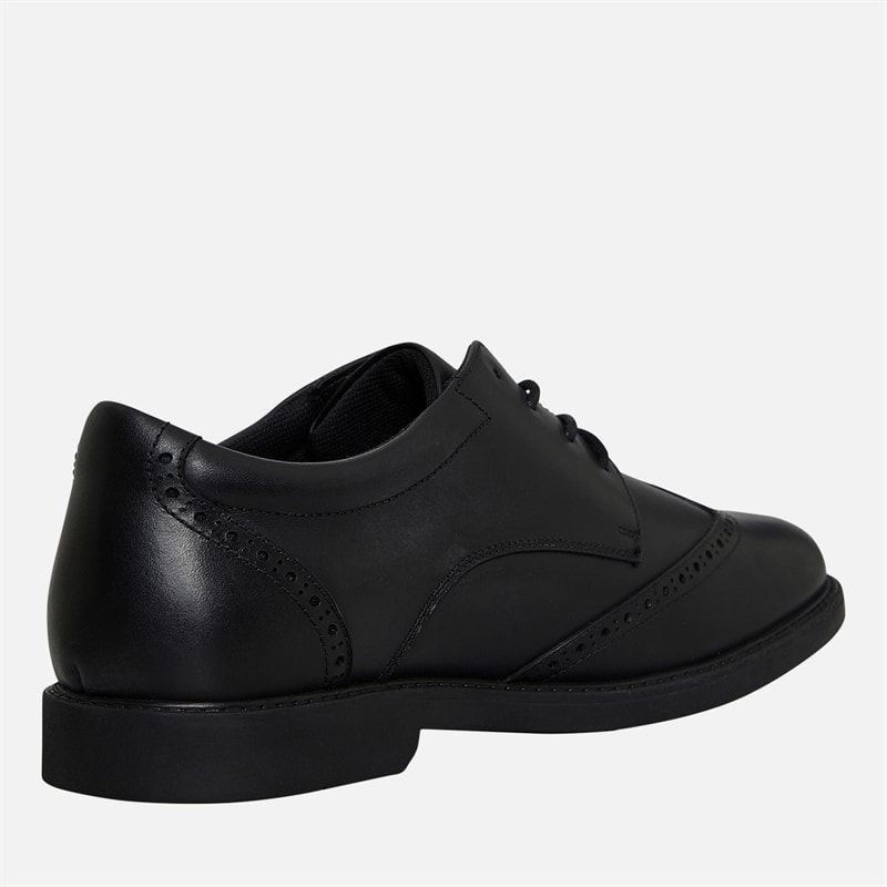 Hush Puppies Mens Matteo Brogue Shoes Black - Image 5